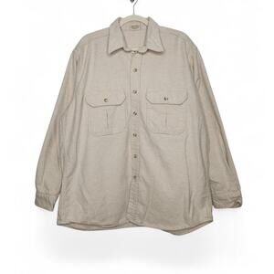 Vintage y2k Five Brothers Heavy Thick Chamois Flannel Button XL Shirt